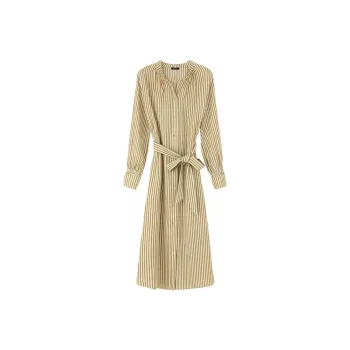 NINE WEST Long-Sleeved Dresses Women's Coffee