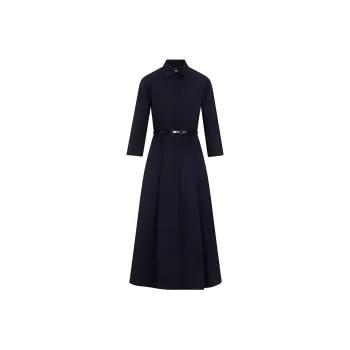 'S MAX MARA Long Sleeved Dresses Women's Blue