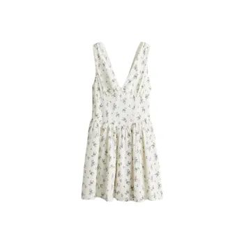 H&M Sleeveless Dress Women's Cream