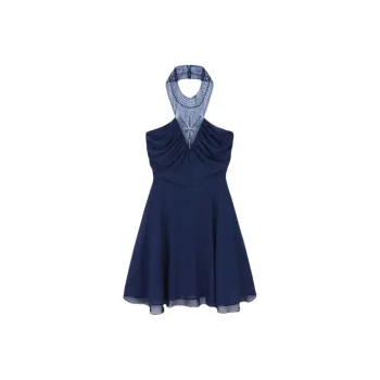 YGPRW Sleeveless Dress Women's Blue