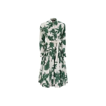 MaxMara Studio Long Sleeved Dress Women's Green