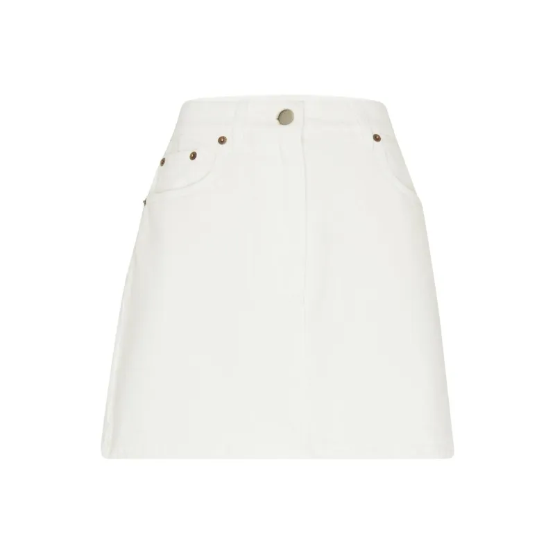 PRADA Denim Mini Skirt-0