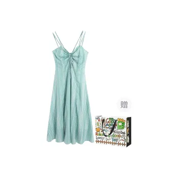 ZVJH Slip Dresses Women's Green