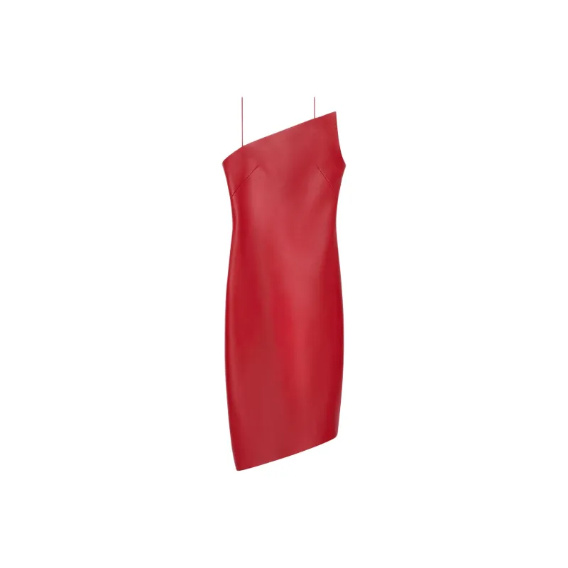 GIVENCHY SS24 Slip Dress Women's Red Cherry-0