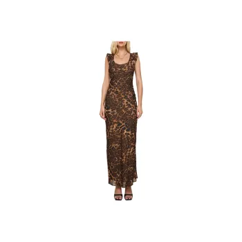PRINCESS POLLY CHANNELLE MAXI DRESS Slip Dress Women's LEOPARD/Leopard Print