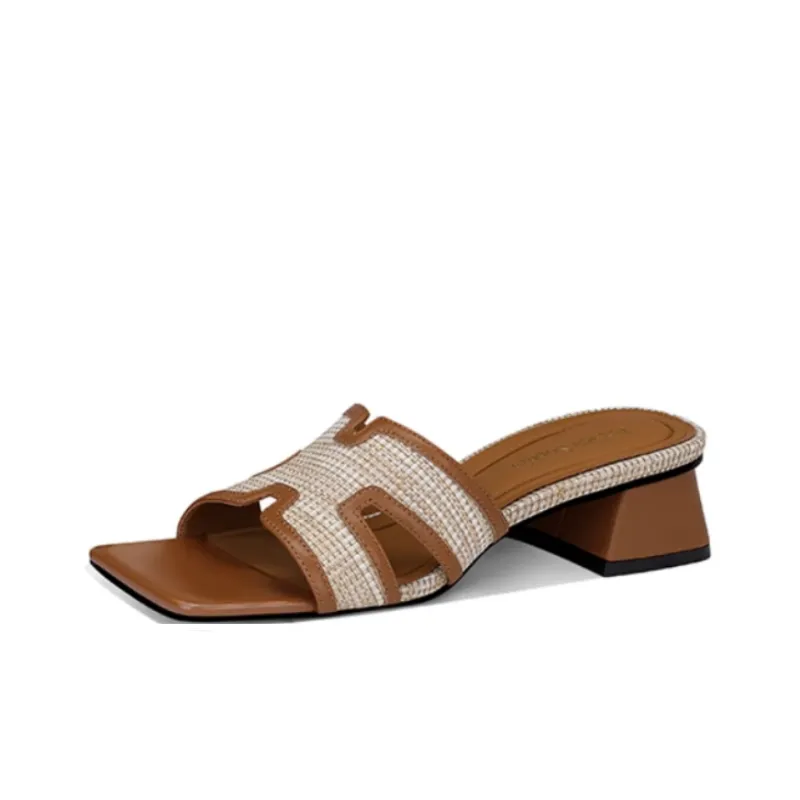 JESSICA SOPHIA Rubber Sole Odor Resistant Slide Slippers Women's-0