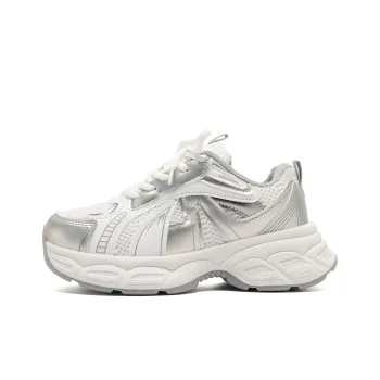 OAOQ Chunky Sneakers Unisex Low Top Blue/White