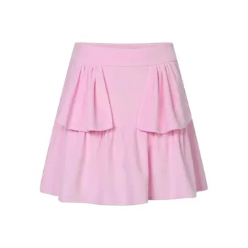 JAC FLEURANT Casual Short Skirts Women's Pink