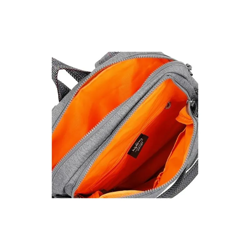 Kipling Polyester Backpack Unisex Gray-3