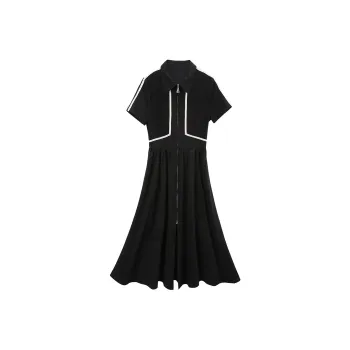 A Paradise For Awakening Short Sleeved Dress Women's Black