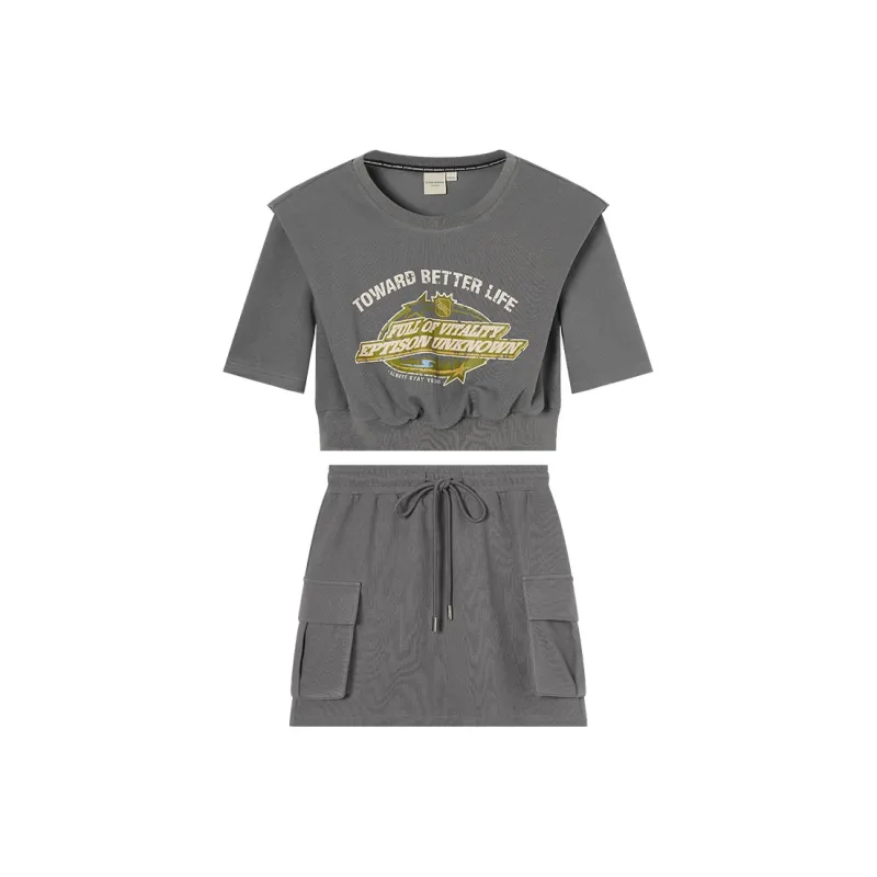 EPTISON WOMAN Two Piece Skirt Sets Women's-2