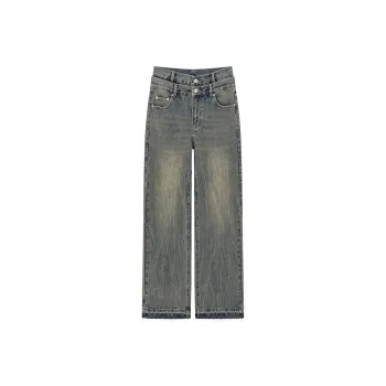 CHUU Jeans Women's Dark Denim Blue