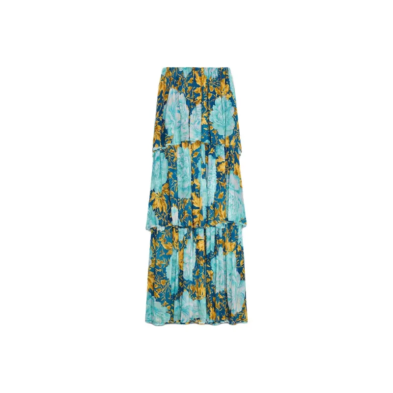 ZARA ZW Series Sleeveless Dress Women's Blue-0