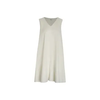 Little Pull Sleeveless Dress Women's Beige