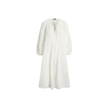 Polo Ralph Lauren Long Sleeved Dresses Women's White