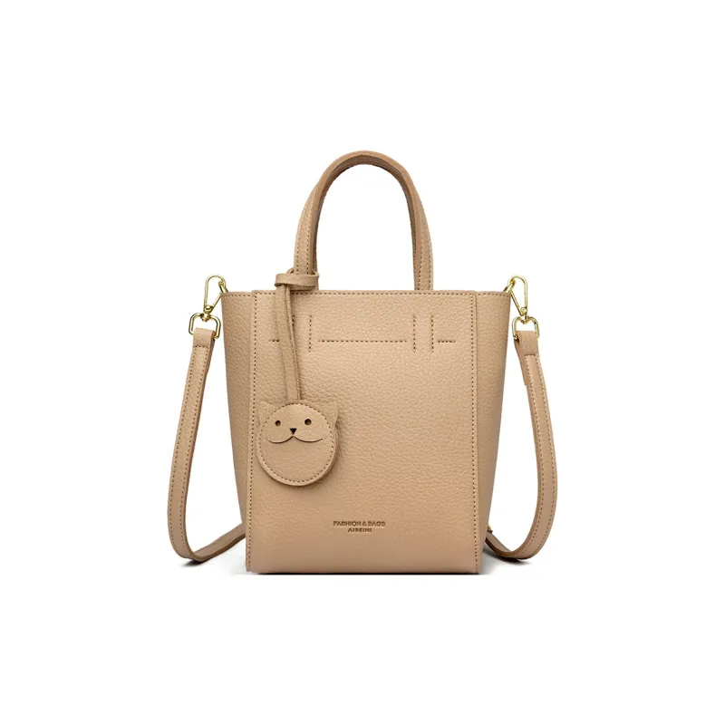 TOUTSEUL YOLO PU Handbag Regular Women's Ecru/Silver/Black/Khaki-11