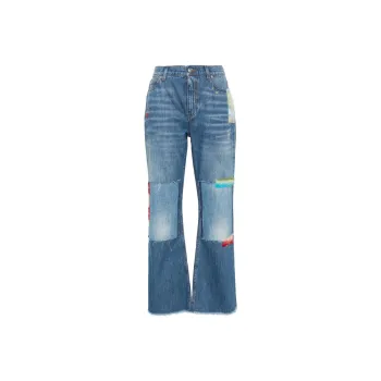 MARNI Logo-Patch Denim Jeans