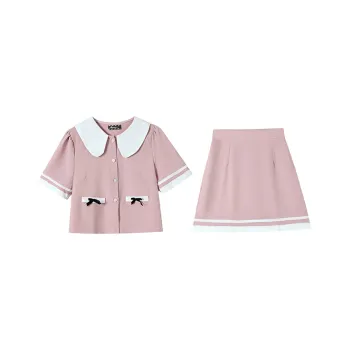 Adeworn Two Piece Skirt Sets Women's