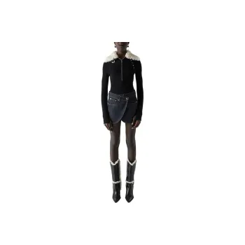 COPERNI Denim Wrap Miniskirt