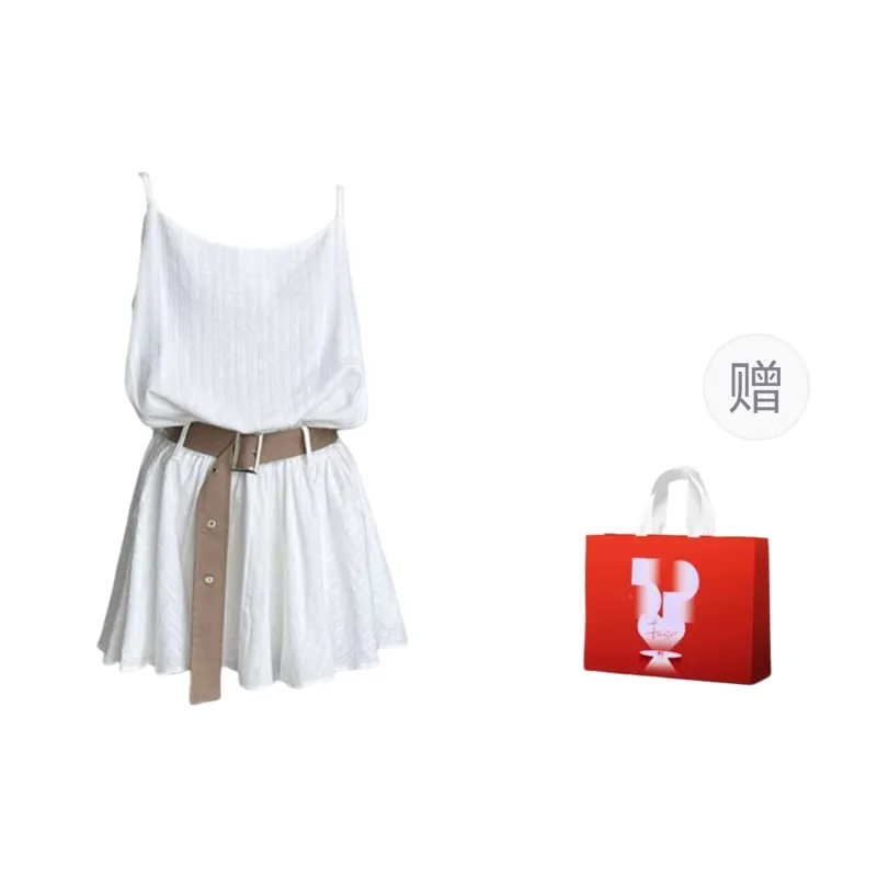QYPRF Slip Dresses Women's-6