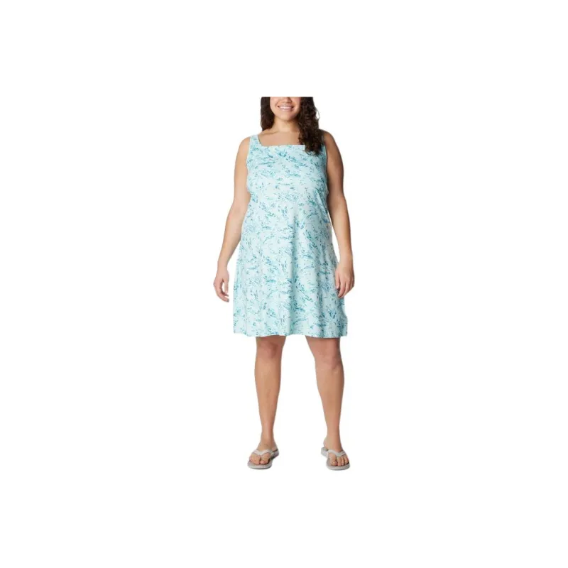 Columbia PFG Freezer Sleeveless Dress Women's Light Cyan-0