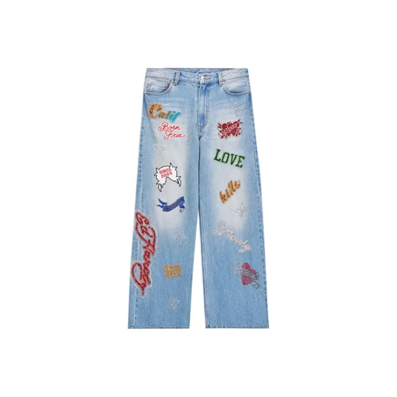 Ed Hardy FW24 Jeans Women's Indigo-0