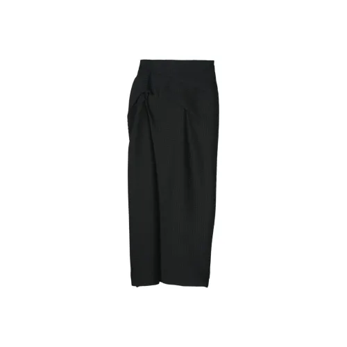 Del Core Popcorn texture Pencil Midi Skirt