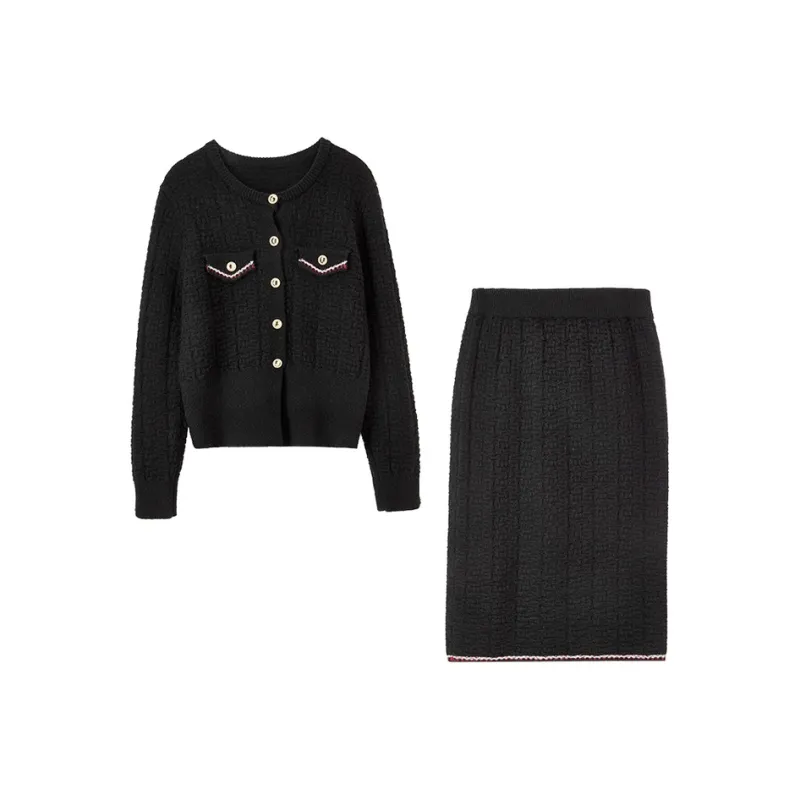 SENTUBILA Two Piece Skirt Sets Women's-0