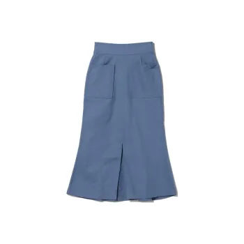 Beams Casual Long Skirts Women's Blue