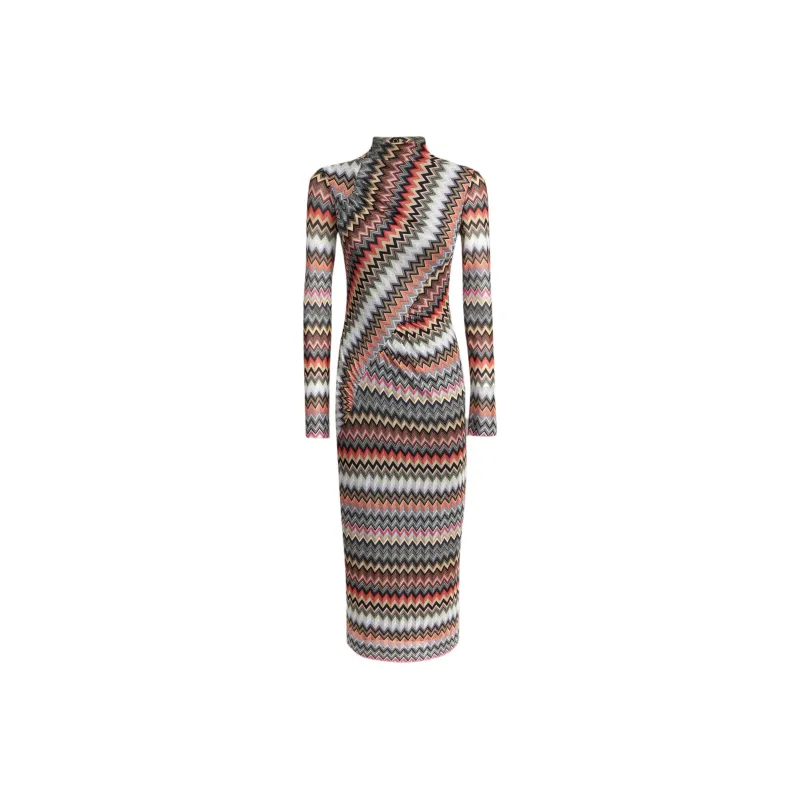 MISSONI Zigzag-woven Raschel-knit Dress-0