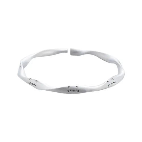 LIUXIN 999 Fine Silver Bangles Women's