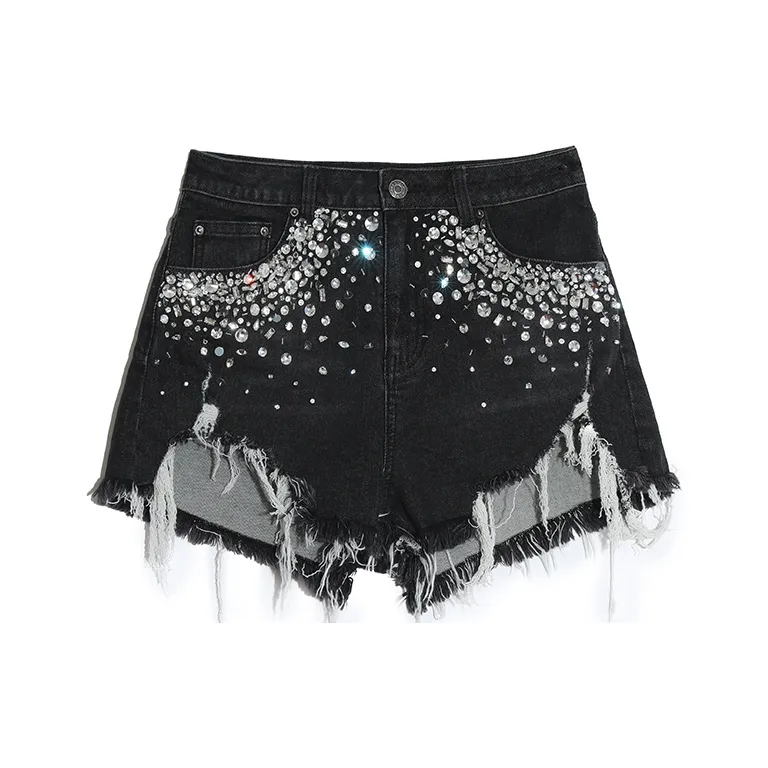 TCH Denim Shorts Women's Black-0
