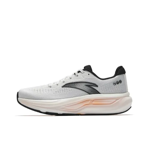 Anta Slip Resistant And Breathable Low Top Casual Running Shoes Men's White Gray