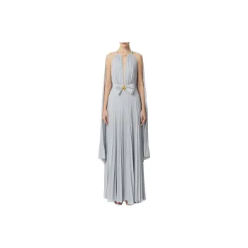 Elisabetta Franchi Cape design Lurex Gown