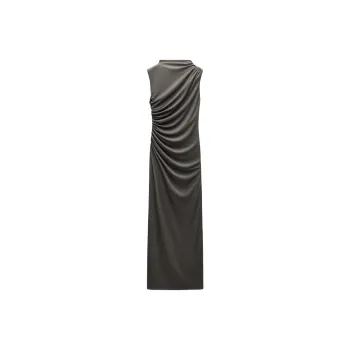 ZARA Sleeveless Dress Women's Green