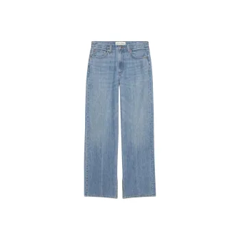 ARITZIA Denim Forum The '90s Lggy Lo-Rise Baggy Jean Jeans Women's Bl Crsd Ln/Medium Blue