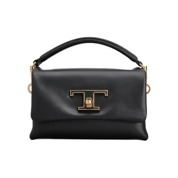 TOD'S T Timeless Foldover Top Shoulder Bag
