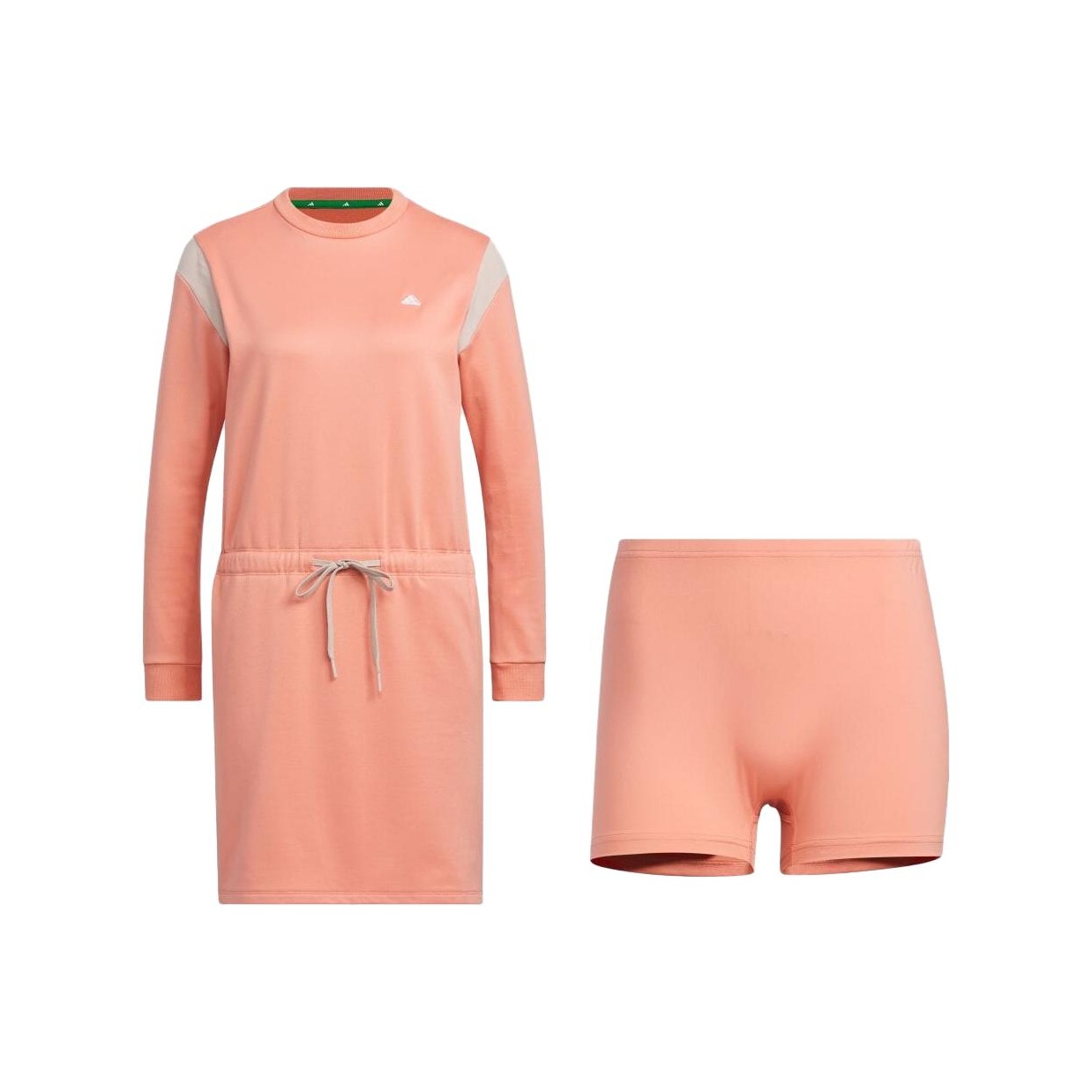 adidas two piece skirt set