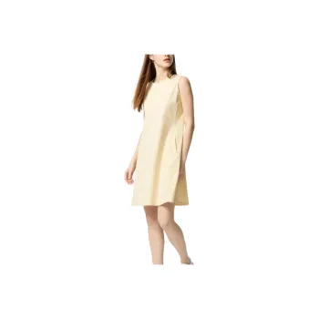 UNIQLO Sleeveless Dress Women's Apricot Yellow