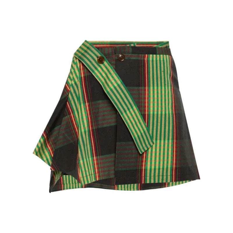 Vivienne Westwood Meghan Tartan Mini Skirt-0