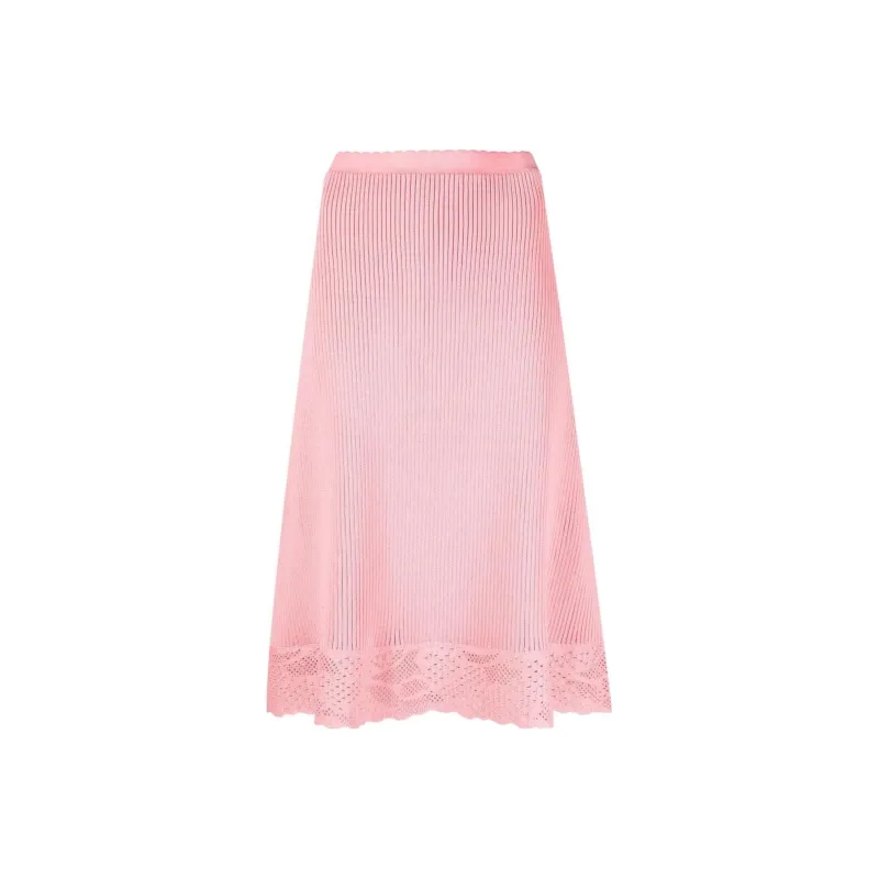 Balenciaga SS22 Casual Long Skirts Women's Pink-0