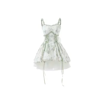 JOSR Slip Dresses Women's Light Green