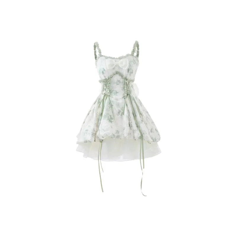 JOSR Slip Dresses Women's Light Green-0