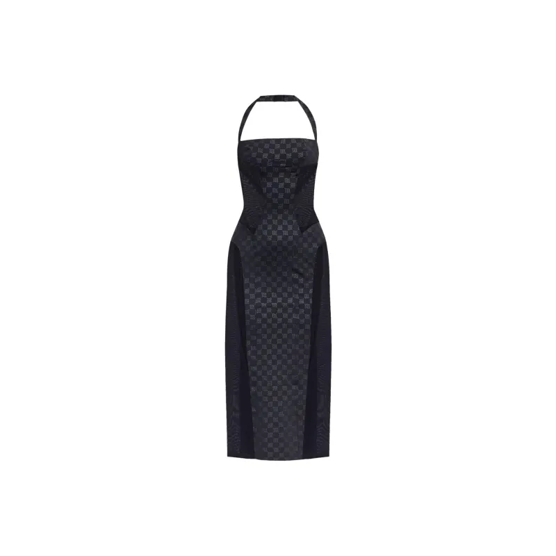 Misbhv Logo print Midi Dress-0