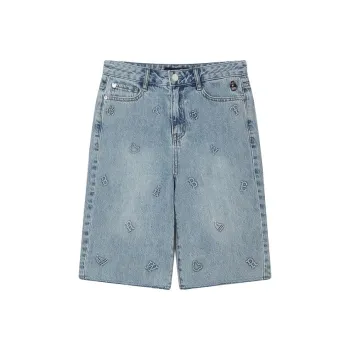 Teenie Weenie Denim Shorts Women's Light Blue