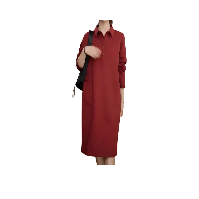 Mapping Long Sleeved Dresses Women's-2