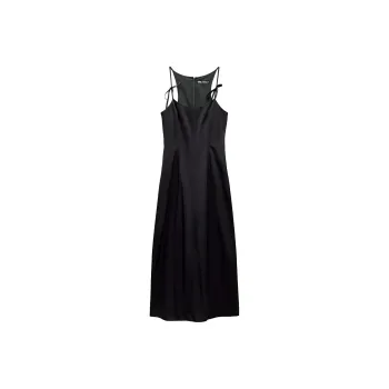 ZARA Slip Dresses Women's Black