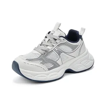 La Chapelle Cushioning, Wear Resistant Low Top Chunky Sneakers Women's Blue