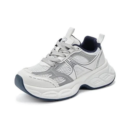La Chapelle Cushioning, Wear Resistant Low Top Chunky Sneakers Women's Blue
