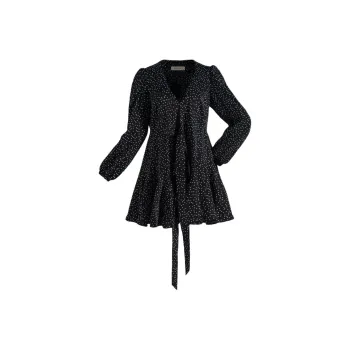 TORIGHT Long Sleeved Dresses Women's Black